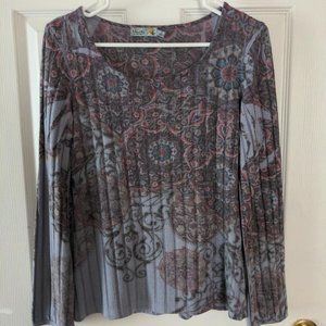 Floral Ribbed Sweater